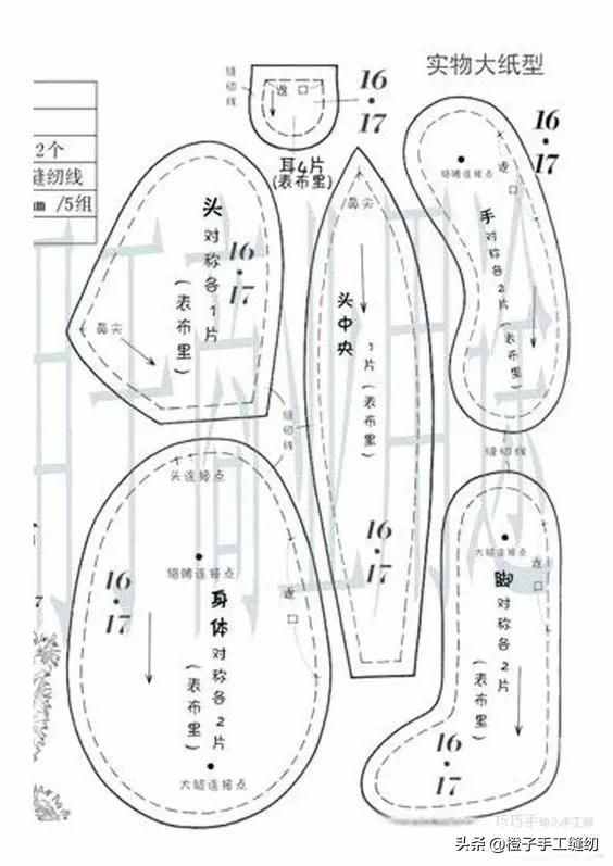 孩子喜欢的毛绒玩偶不用买，自己动手做起来吧