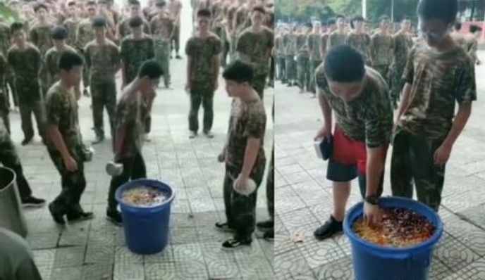学生被罚“排队吃泔水”，这是“军训”还是虐人为乐？