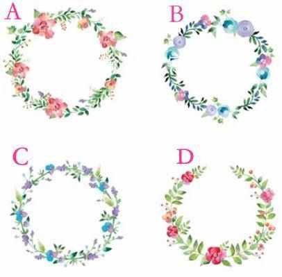 超准心理测试：四个花环中选出一个，测出你的人生观和价值观！