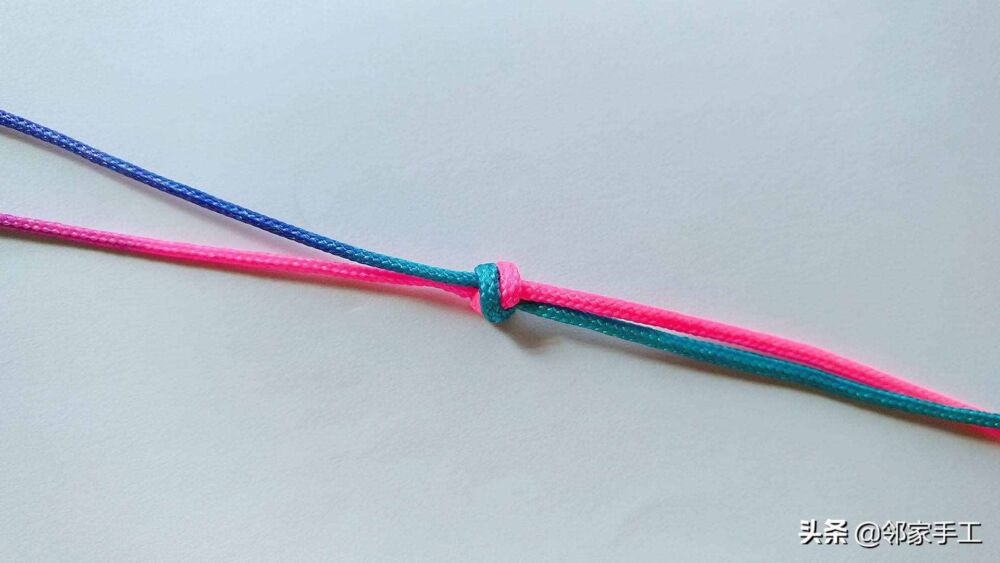 中国结编织教程之双联结，手绳中最常用的结，值得一学