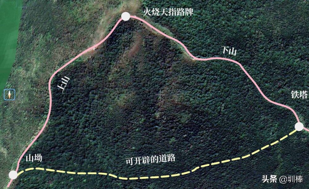 深圳十峰之大笔架山，发现一条下山的捷径