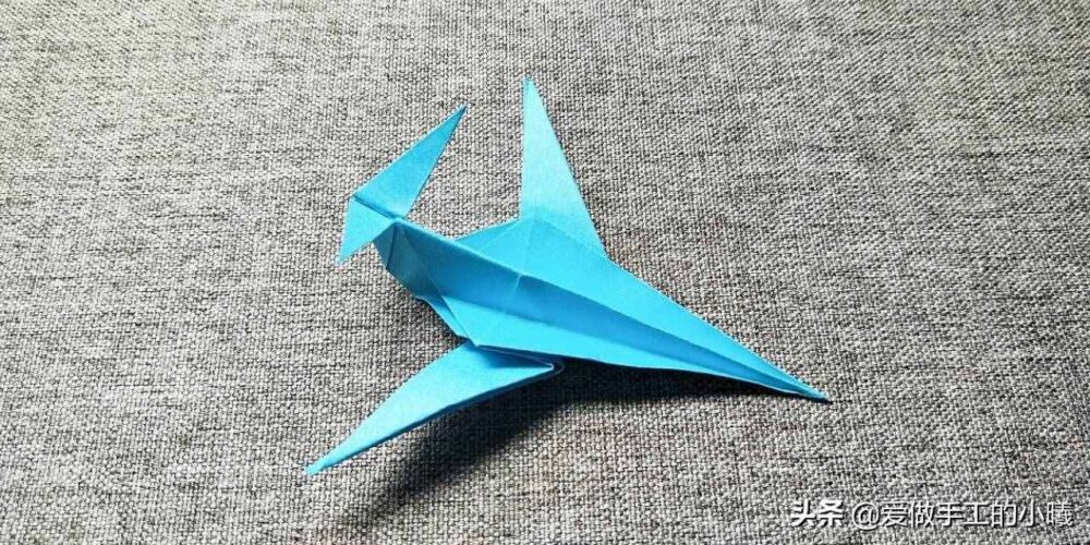 简单飞机模型折纸，原来是这样做的，图解在这里哦