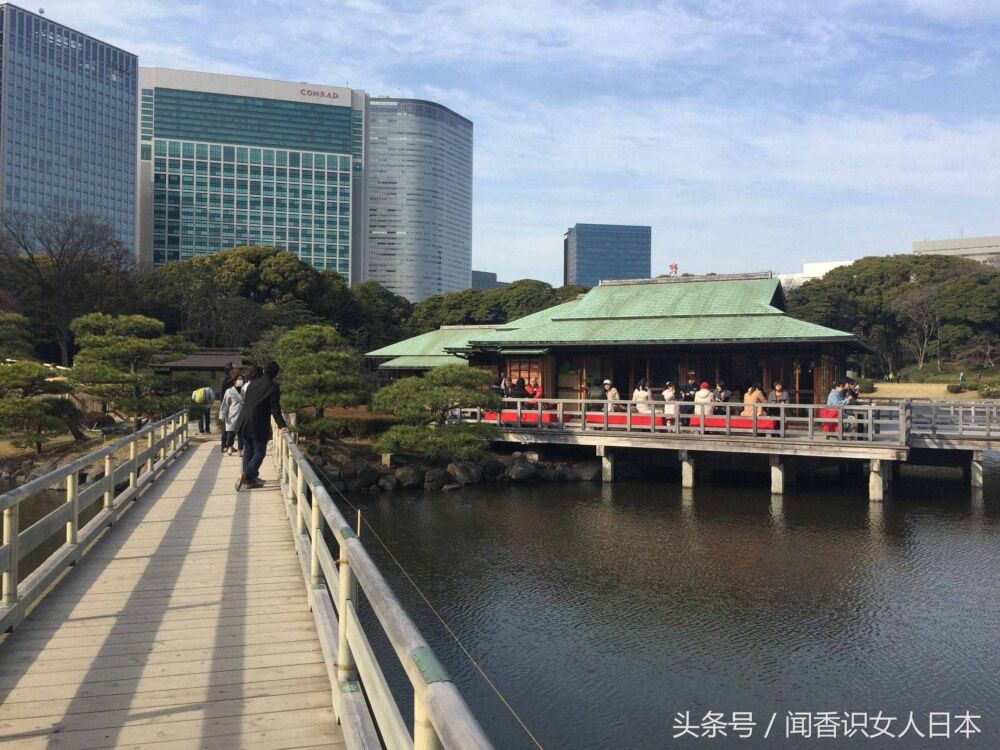 东京滨离宫恩赐庭园，一座在都市中遗世独立的庭园