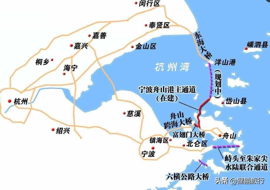 舟山群岛旅游图，旅行必备收藏