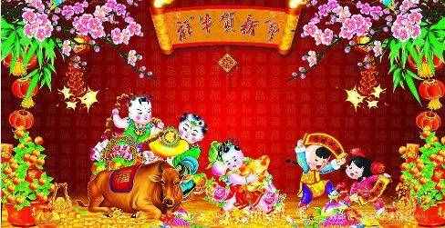 中国传统春节的传说