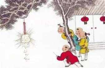 中国传统春节的传说
