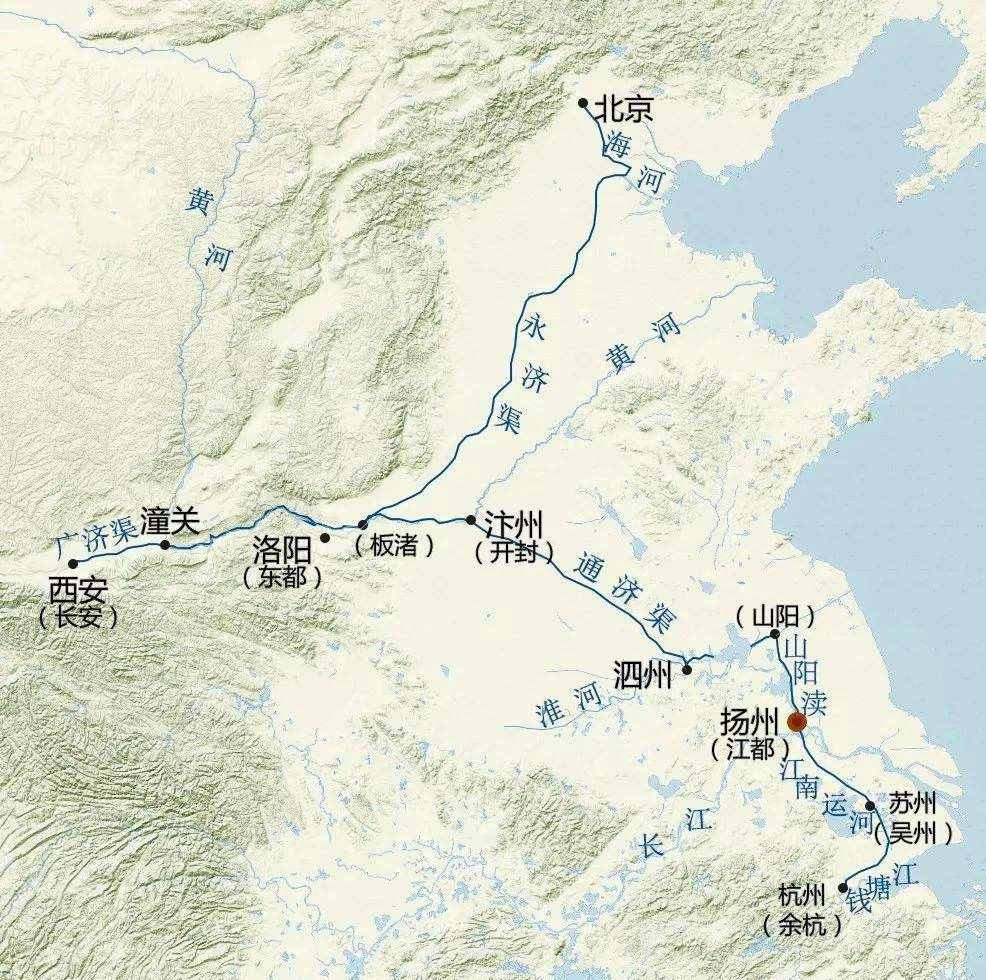 京杭运河总共开凿了多少年？近2000年时间跨度，不亚于长城的规模