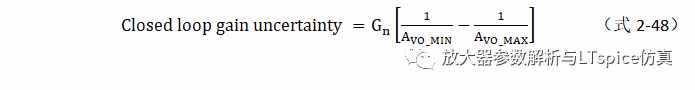 放大器开环增益参数仿真与影响
