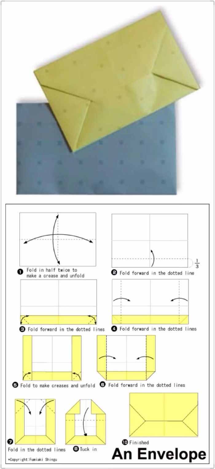 20种折纸信封，你要找的全在这了