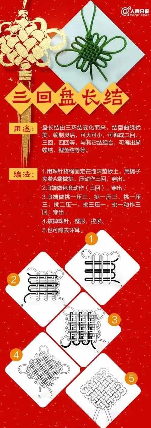 6种中国结编法图解，超级简单，学完都忍不住发朋友圈炫耀！