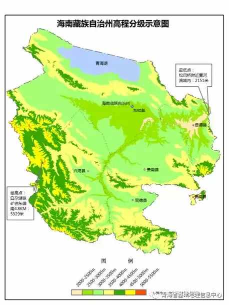 青海各市州海拔最高、最低点在哪？各区县平均海拔是多少？