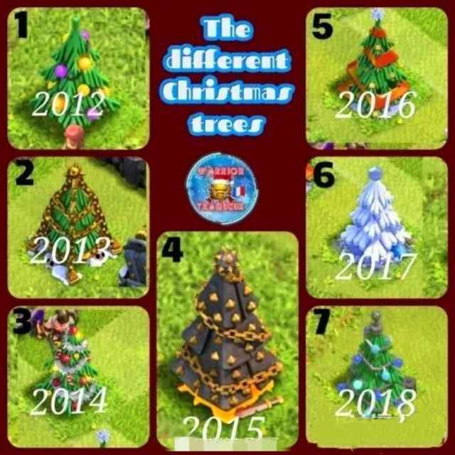 部落冲突：你的村庄有多少稀有装饰品，能集齐7款圣诞树吗？