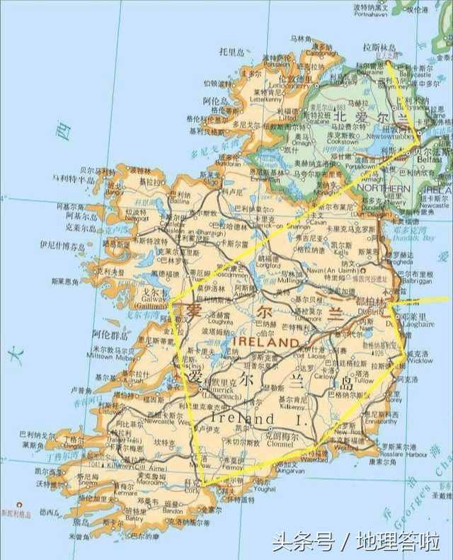 地理答啦：爱尔兰是怎样的一个国家？和英国有什么渊源？