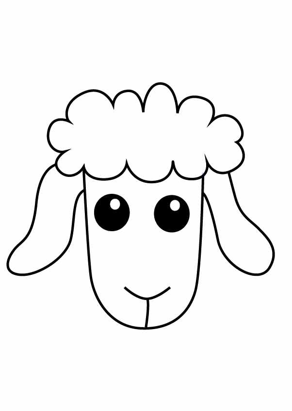 如何给孩子画羊脸Sheep Face|简笔画｜素描｜涂鸦｜涂颜色