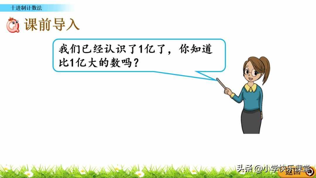 小学人教版四年级数学上第1单元《十进制计数法》图文讲解+知识点