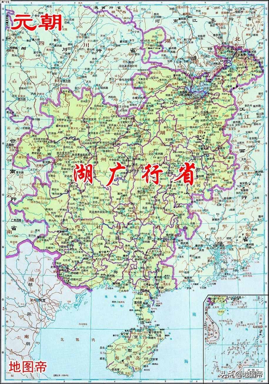 元朝全国只有10个省，看看你在哪个省？