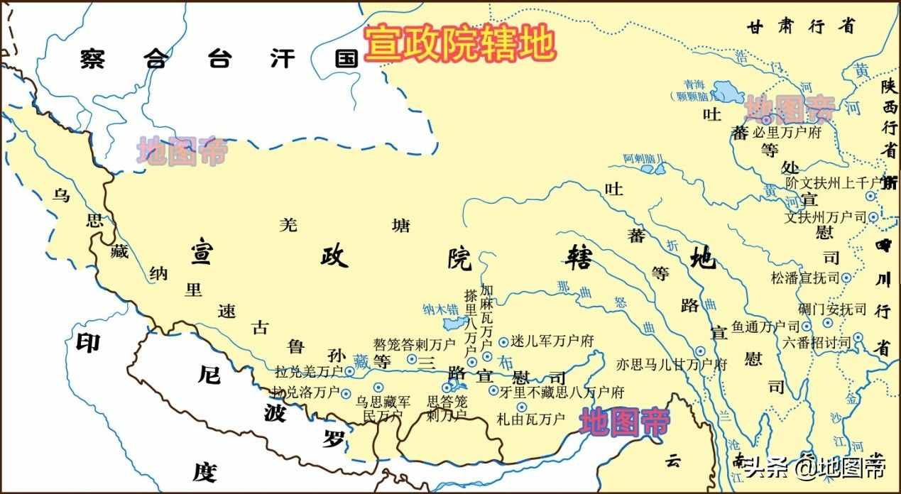 元朝全国只有10个省，看看你在哪个省？