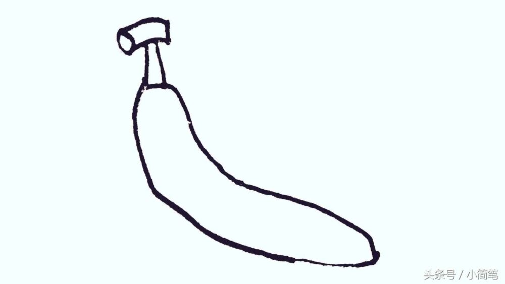 儿童简笔画 这么漂亮的香蕉，画完都想咬一口