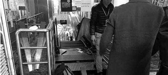 杭州华润万家超市自动扶梯炸开 西子奥的斯电梯回应