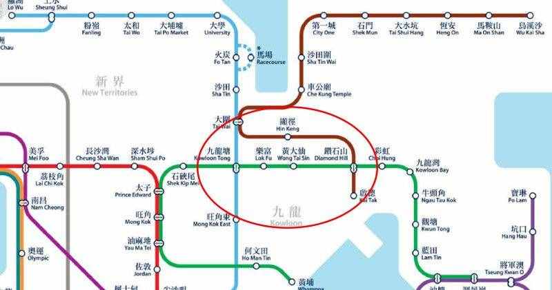 好消息 今天 香港又开通了一条新地铁线