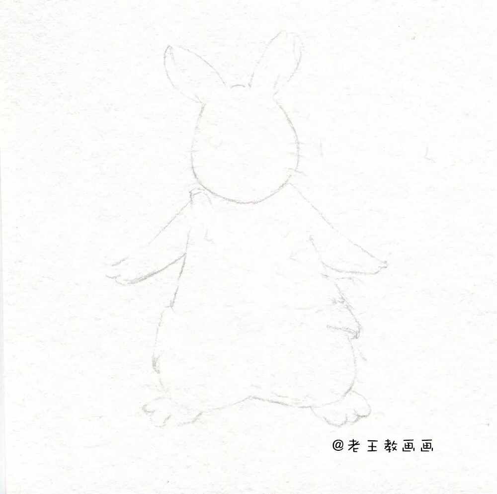 中秋节，教你画一只简笔画小玉兔