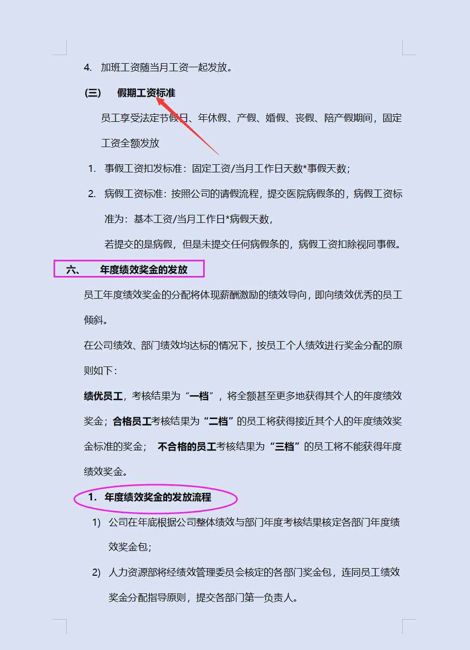 这么全面的薪酬管理制度还是头次见，含薪酬体系及年度绩效，实用