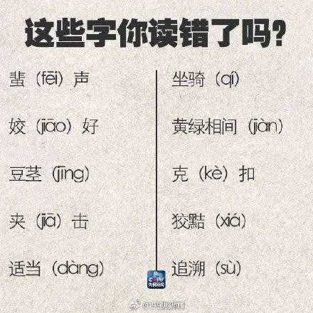 90个容易读错的字，快记好！过年可以当回小老师了