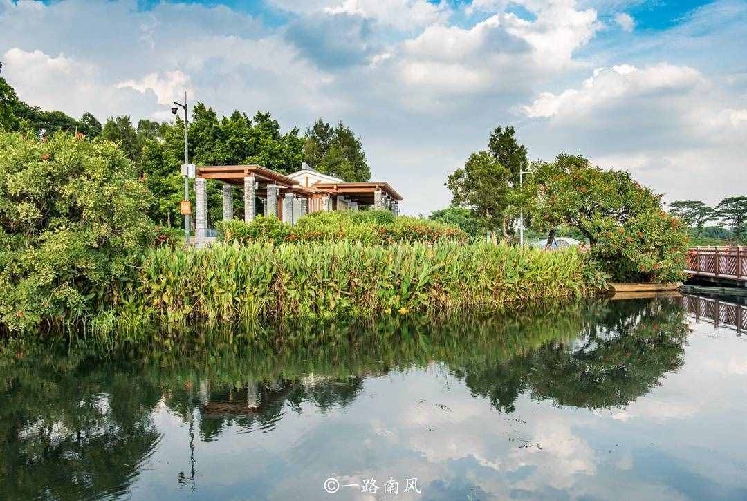 广州最大的人工湖，面积超过市内四大名湖总和，低调静美少人来