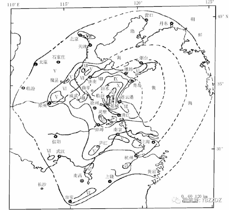 山东省历史上曾经发生过5次7级或者7级以上的地震，最大达到8.5级