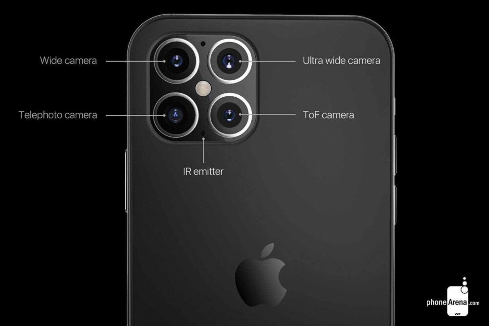 iPhone 12全新设计渲染图曝光！后置四摄，不丑真的变强了？