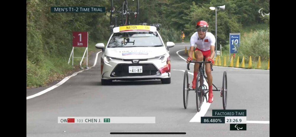 残奥会中国队再添一金！江门小伙陈健新在公路自行车比赛夺冠