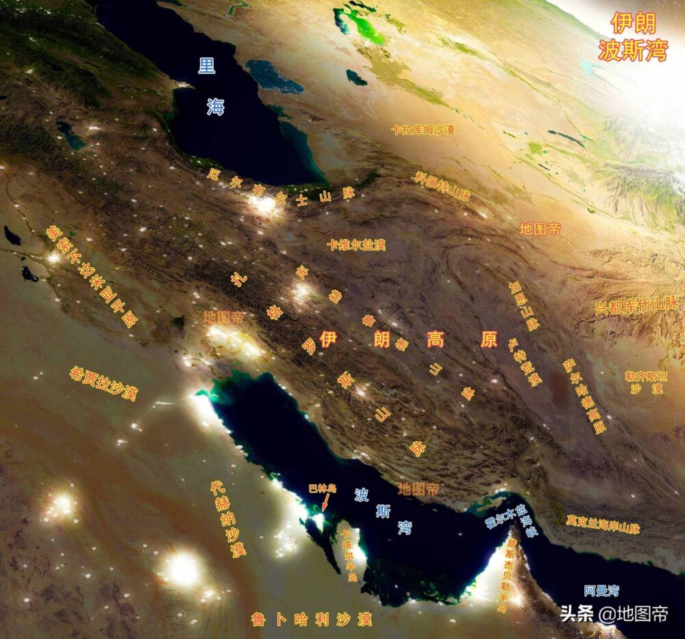 美国扫平伊拉克，入侵阿富汗，为何不敢打伊朗？看地形图一目了然