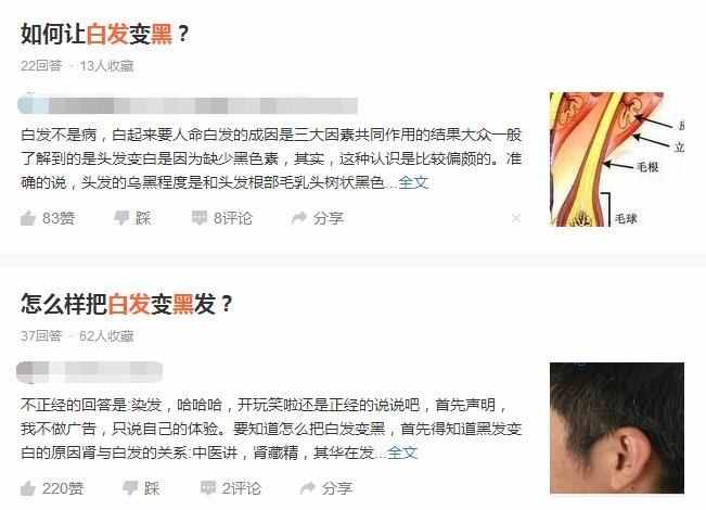 白发能变成黑发？中医：每天按一按3个穴位，疏经固发