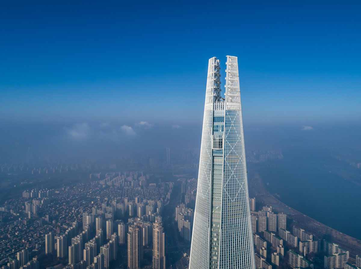 韩国第一、世界第五高摩天楼——乐天世界大厦
