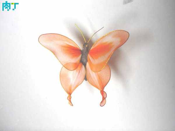 丝网花制作教程 逼真蝴蝶的做法图解