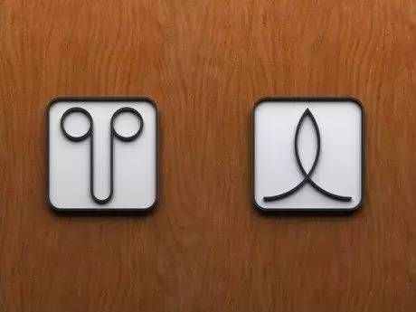 18个世界上最有创意的厕所标志设计！