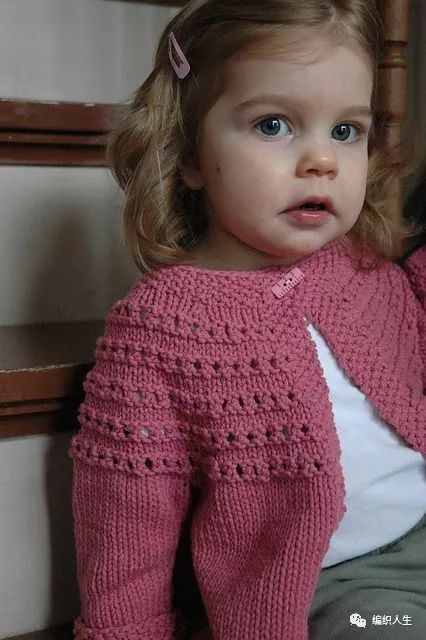 好看又好织的女宝宝开衫毛衣，0-9岁款都有，还有详细编织数据汇总！