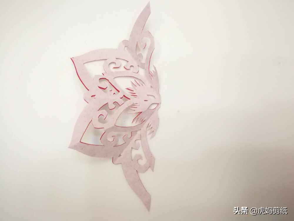 剪纸艺术——六折剪纸分享，比想象中简单多了