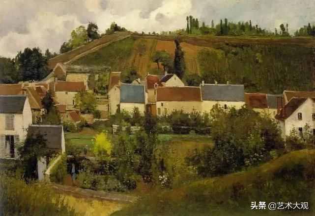 法国印象派画家毕沙罗乡村原野风景油画作品欣赏
