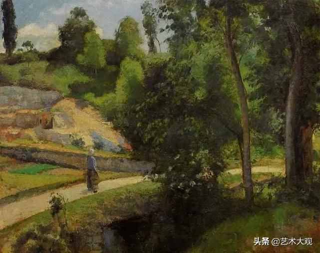 法国印象派画家毕沙罗乡村原野风景油画作品欣赏