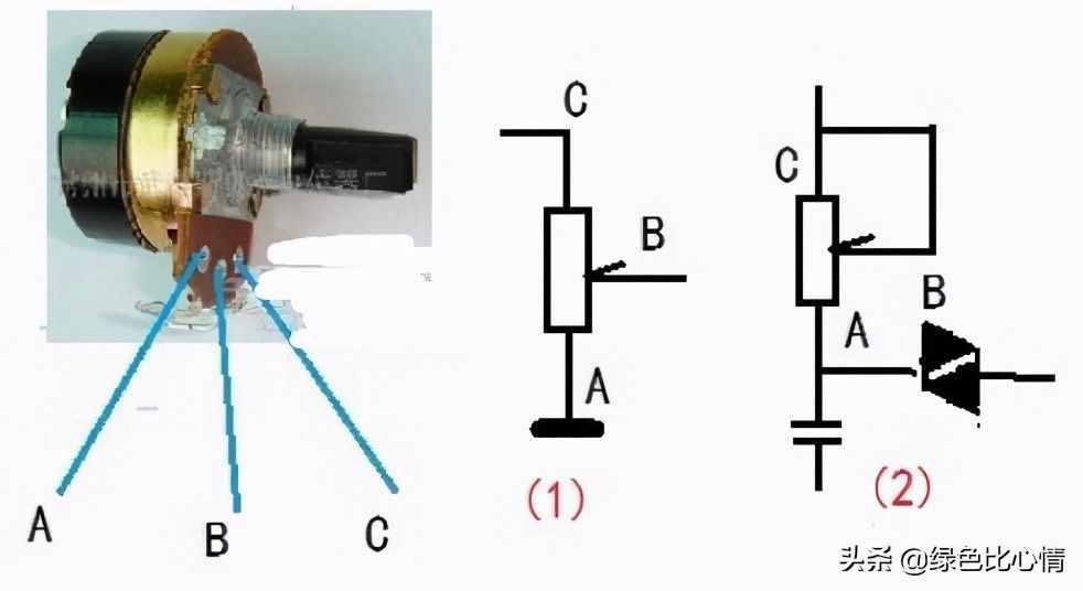 几种常见电位器知识与接线图