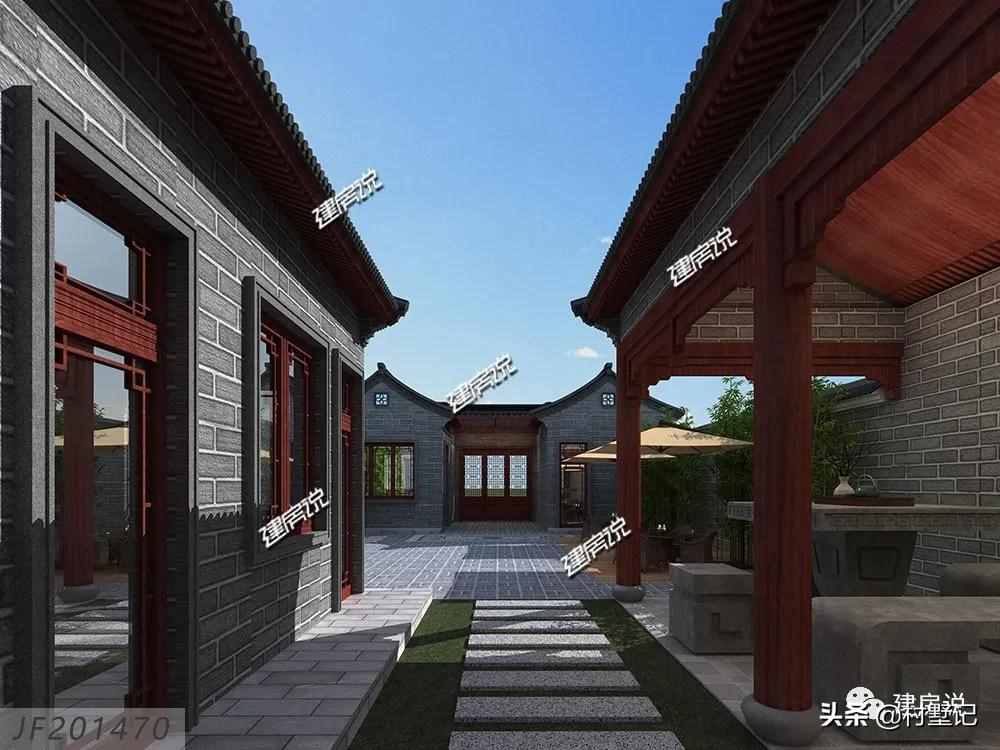 中式别墅才是中国真正的豪宅！盖中式别墅，气质秒杀全村