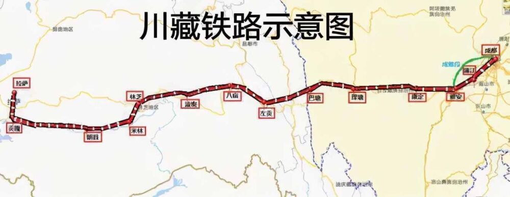 川藏铁路史诗级工程：耗资3000多亿，为何说成都的受益最大？