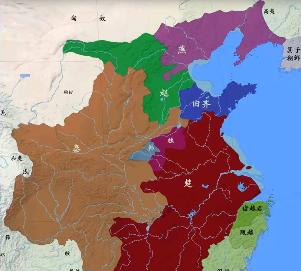 春秋战国局势图，如何理清春秋战国大变革时期的进程？