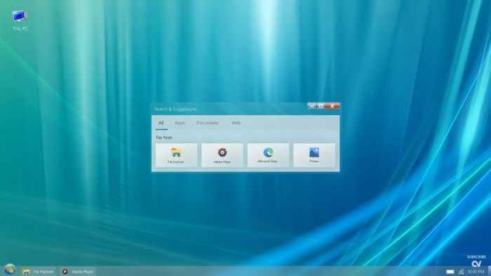 以现在的审美重新设计Windows Vista，会是什么样子？