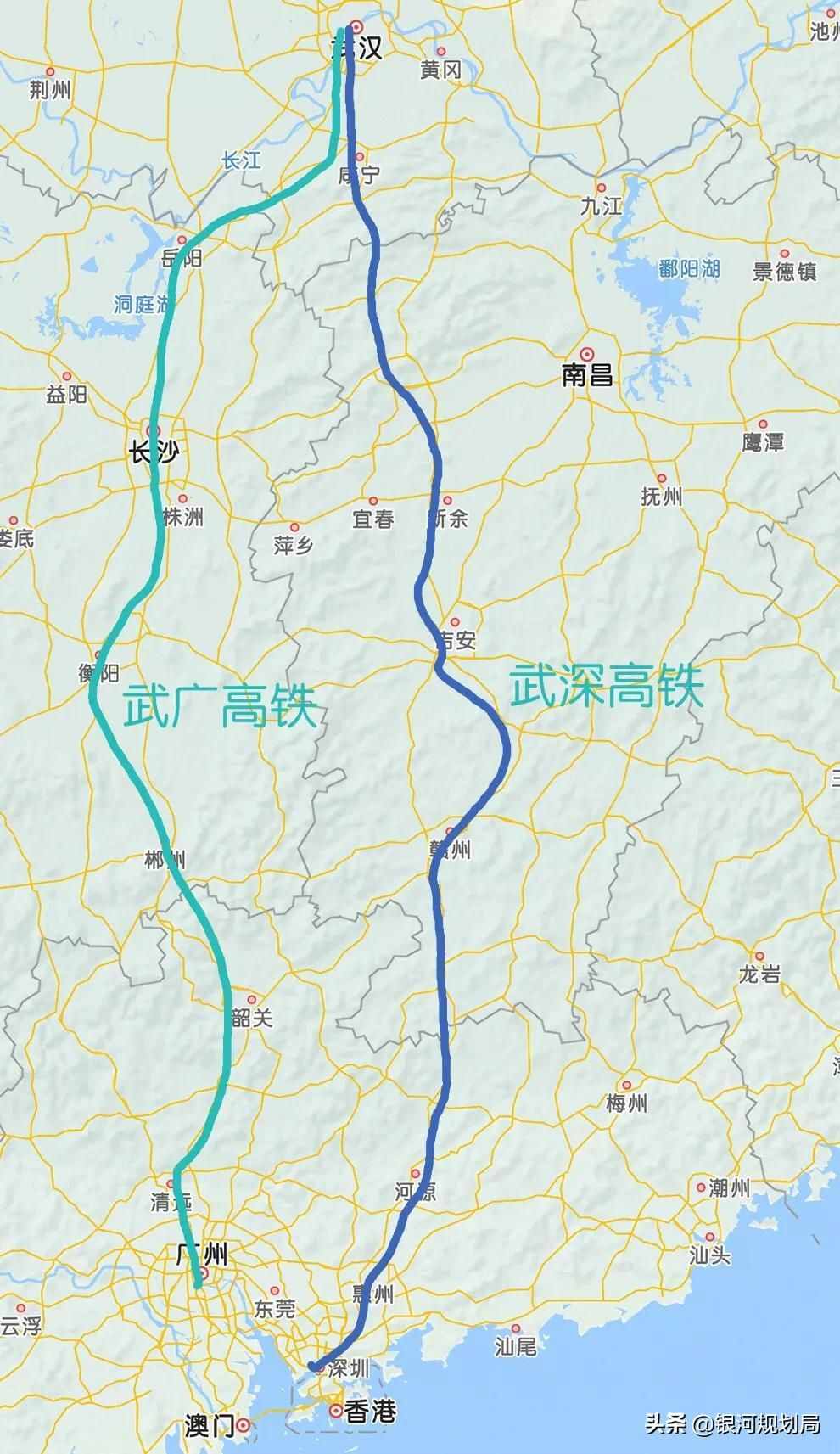 武汉至深圳高铁通道有望形成？咸宁至吉安高铁建设势在必行