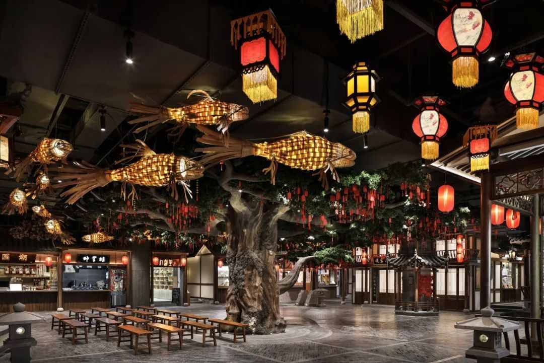 餐饮空间设计：“清明上河”惊现江湖？这个古风餐厅太惊艳了