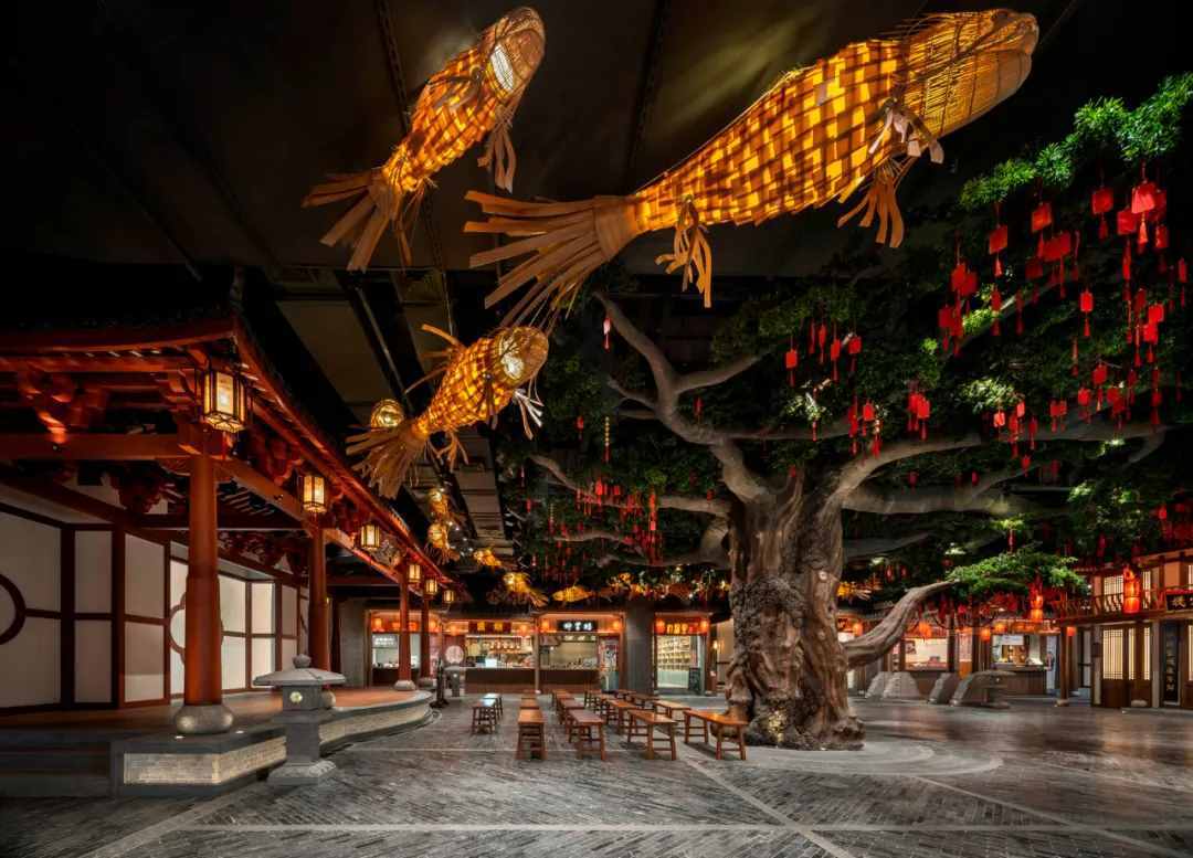 餐饮空间设计：“清明上河”惊现江湖？这个古风餐厅太惊艳了