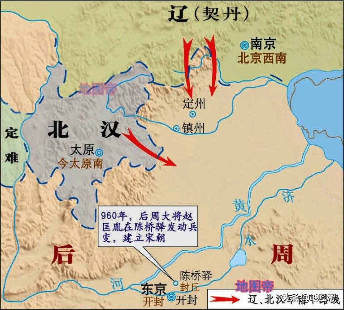 陈桥兵变，靖康之难，宋朝简史（11幅地图）