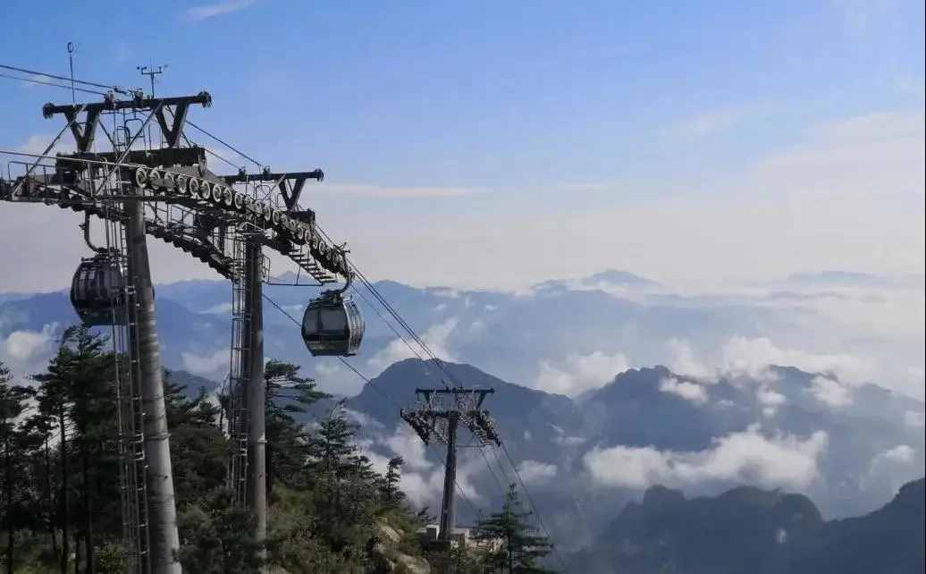 开园在即 尧山风景区雨后云海美如仙境